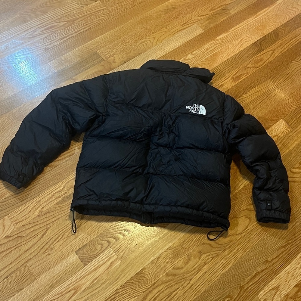 Urban Outfitters x North Face Nuptse Cropped Puffer Jacket Size Large NEW - Picture 12 of 12